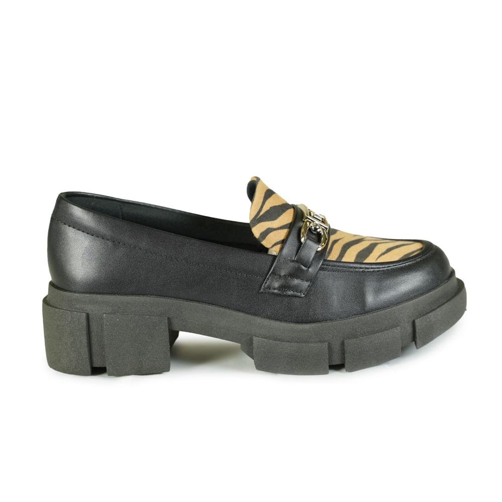 Sapato Mocassim Quiz Fivela Feminino