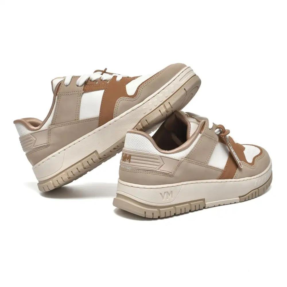 Tênis Via Marte Casual Feminino Bege 3