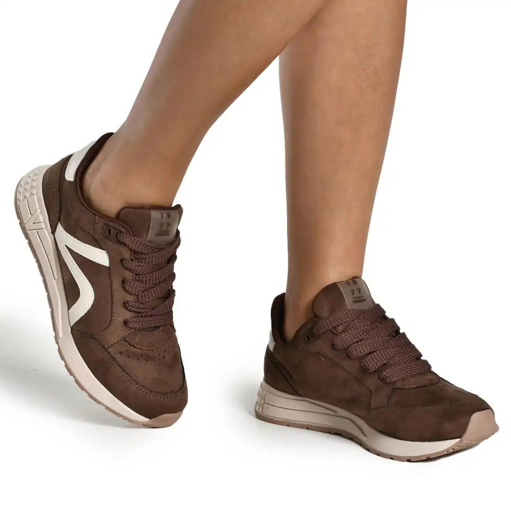 Tênis Via Marte Casual Feminino Marrom 4