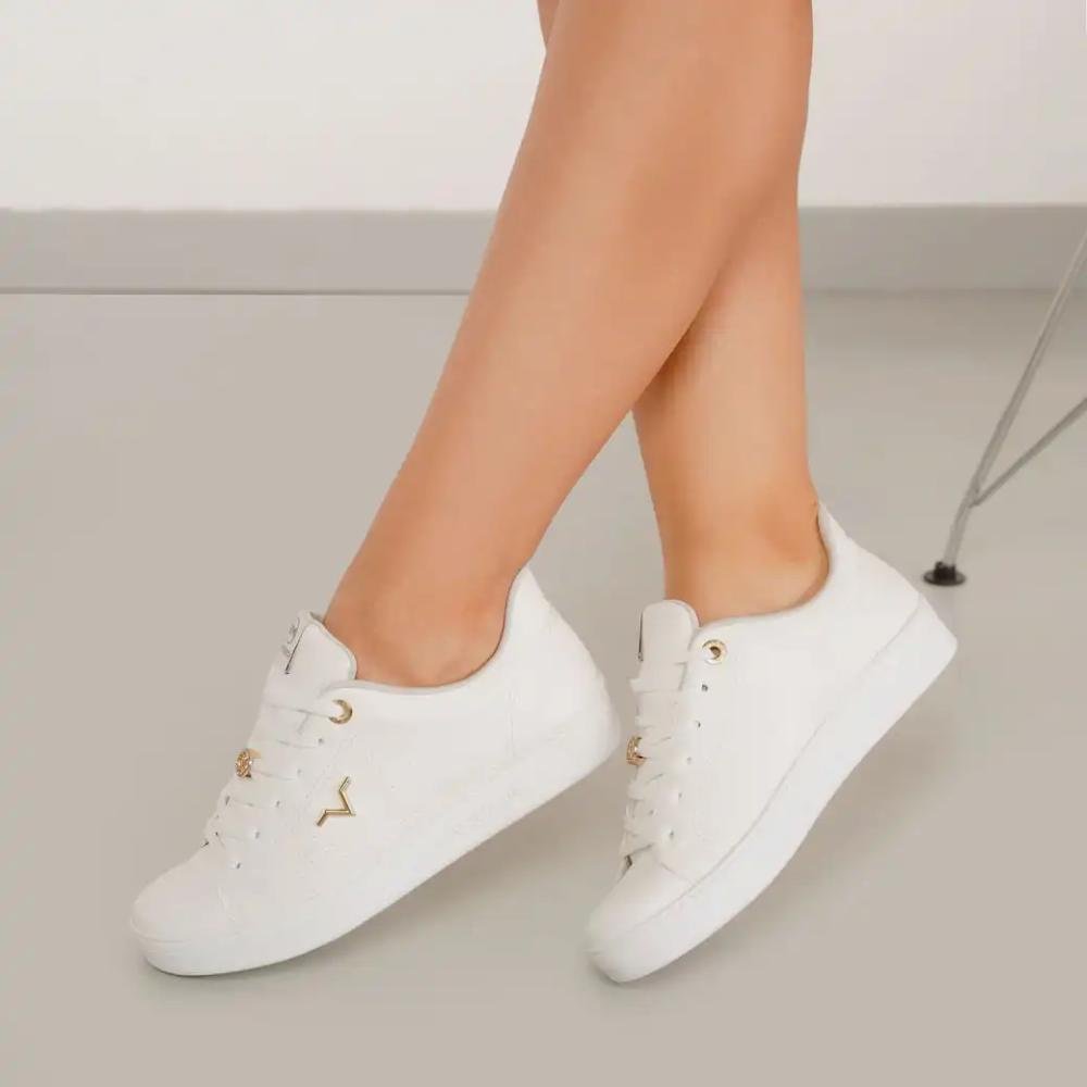 Tênis Via Marte Casual Feminino Branco 7