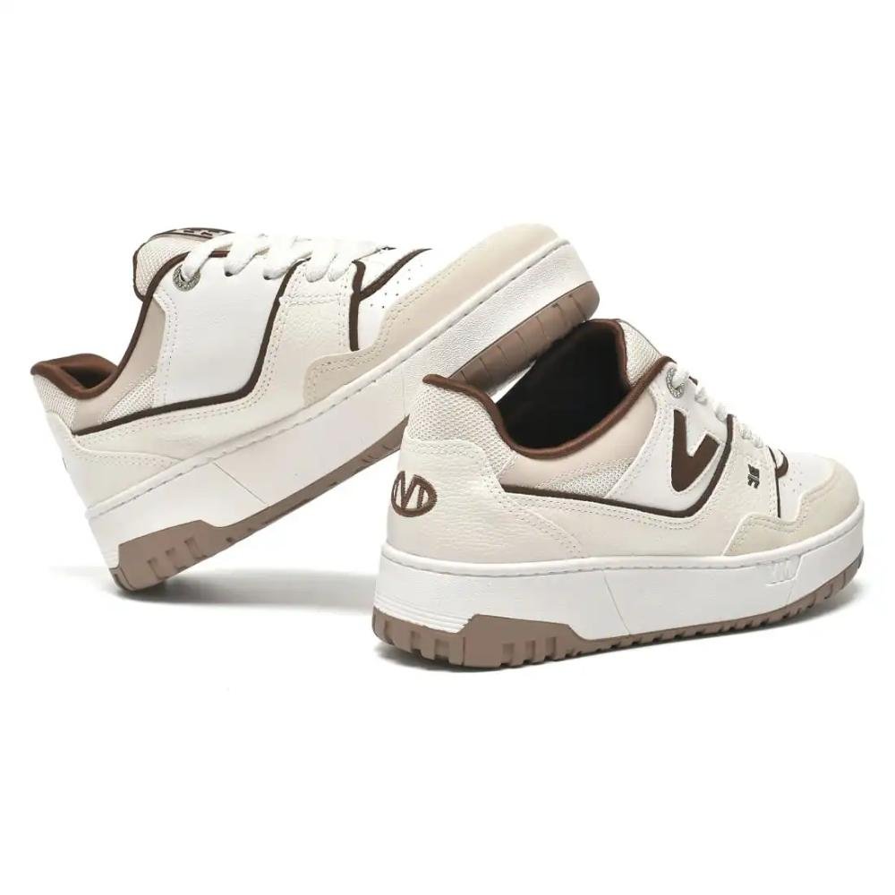 Tênis Via Marte Casual Feminino Bege 3