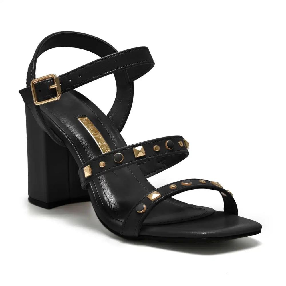 Sandália Via Marte Salto Bloco Feminina