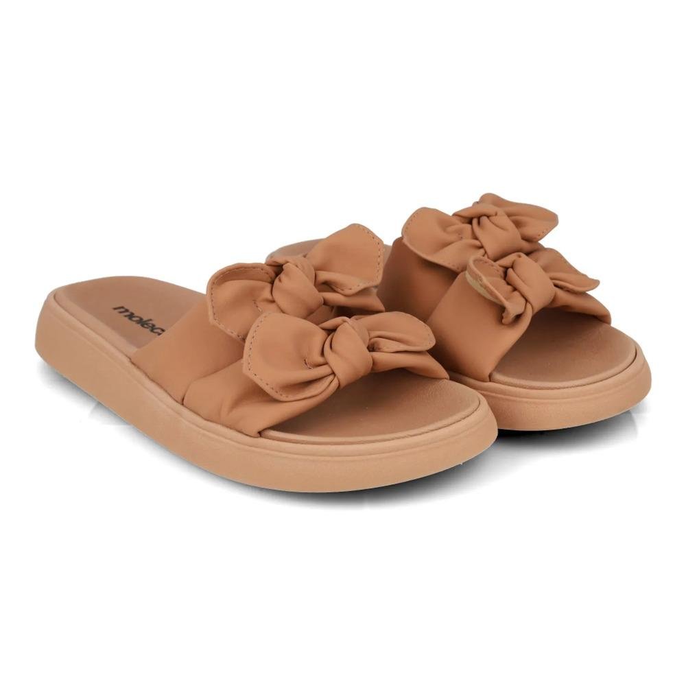 Sandália Moleca Gaspea Ultra Soft Feminina Bege 2