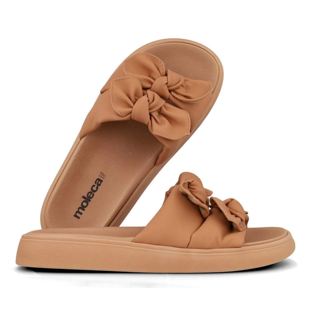 Sandália Moleca Gaspea Ultra Soft Feminina Bege 5