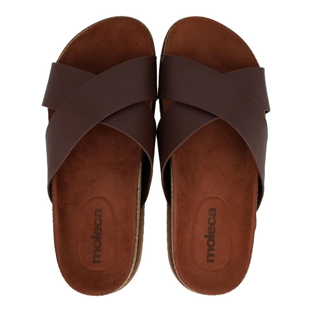 Sandália Moleca Casual Feminina Marrom 4