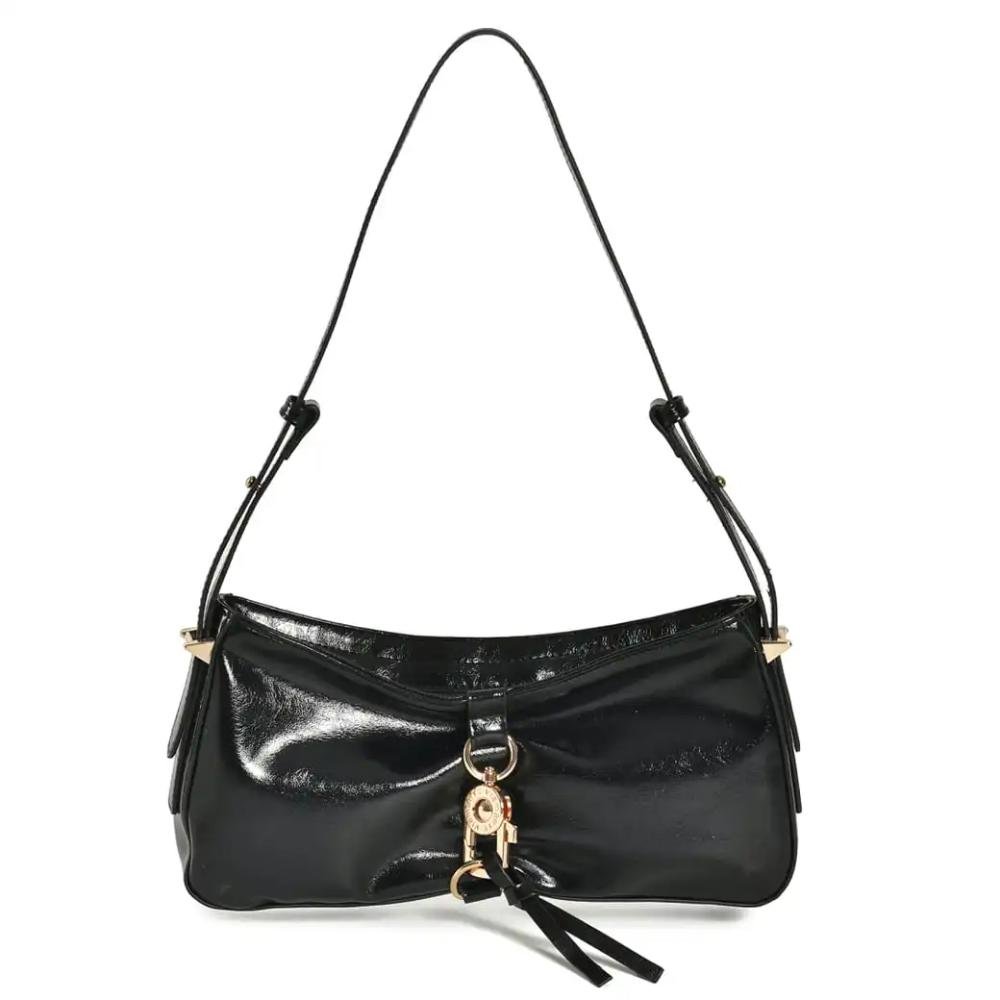 Bolsa Via Marte Ombro Malbec Feminina Preto 3