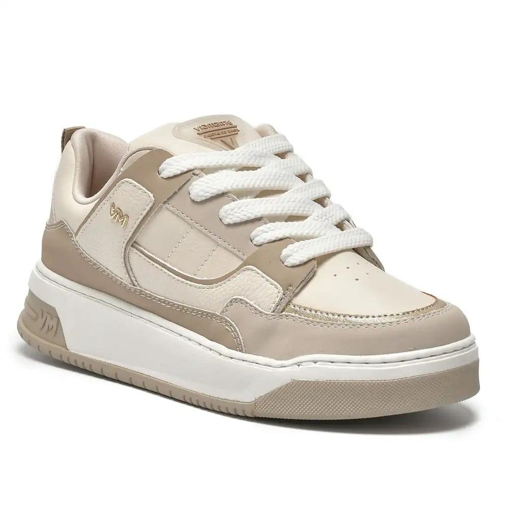 Tênis Via Marte Casual Feminino Bege 2
