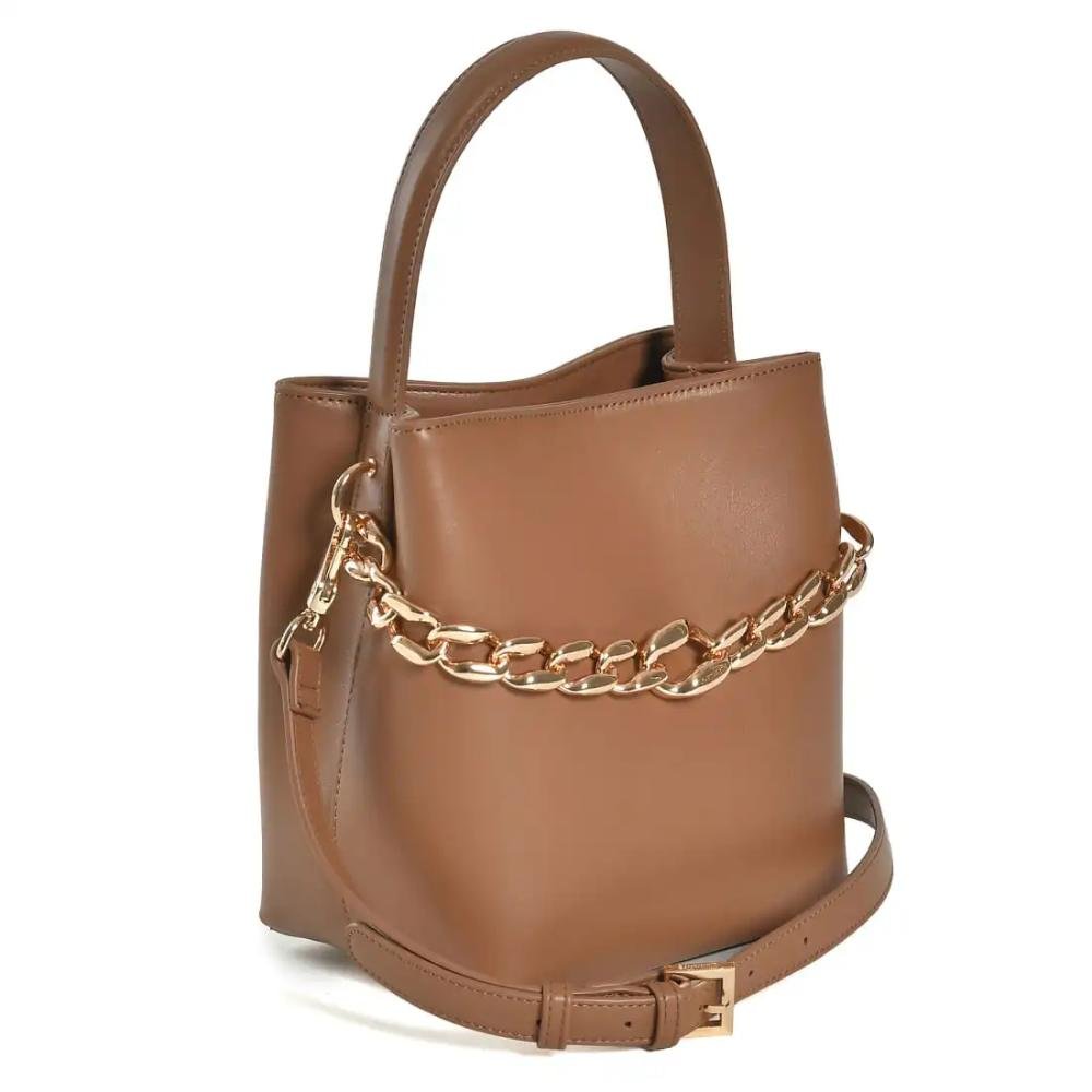 Bolsa Via Marte Tira Colo Feminina Marrom 2