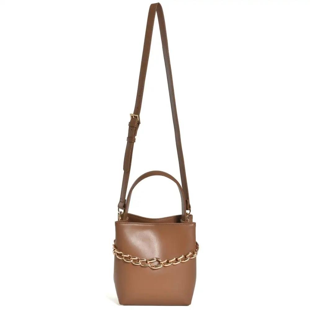 Bolsa Via Marte Tira Colo Feminina Marrom 3