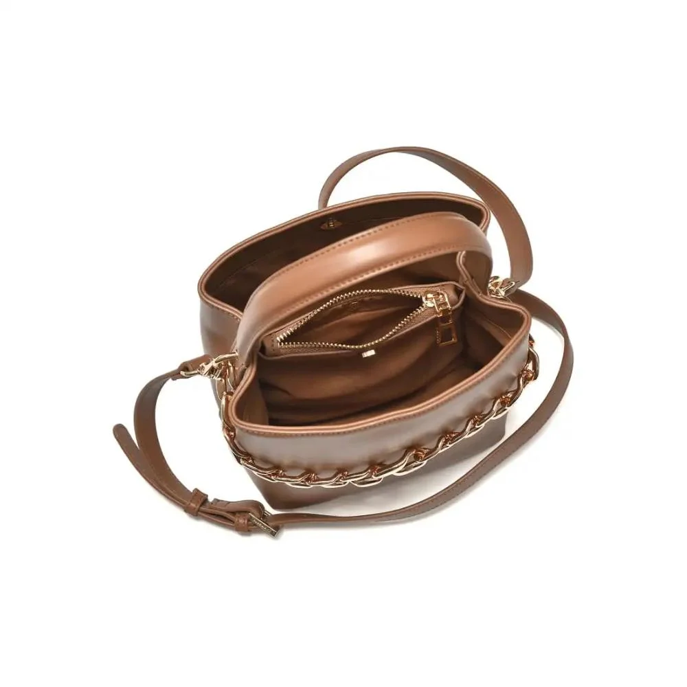 Bolsa Via Marte Tira Colo Feminina Marrom 4