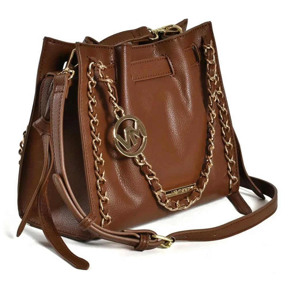 Bolsa Via Marte Mini Floater Feminina Marrom 2