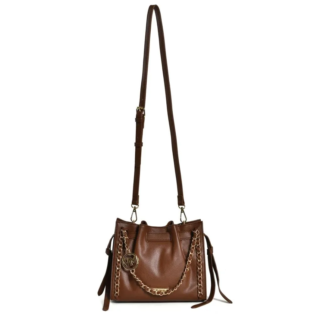 Bolsa Via Marte Mini Floater Feminina Marrom 4