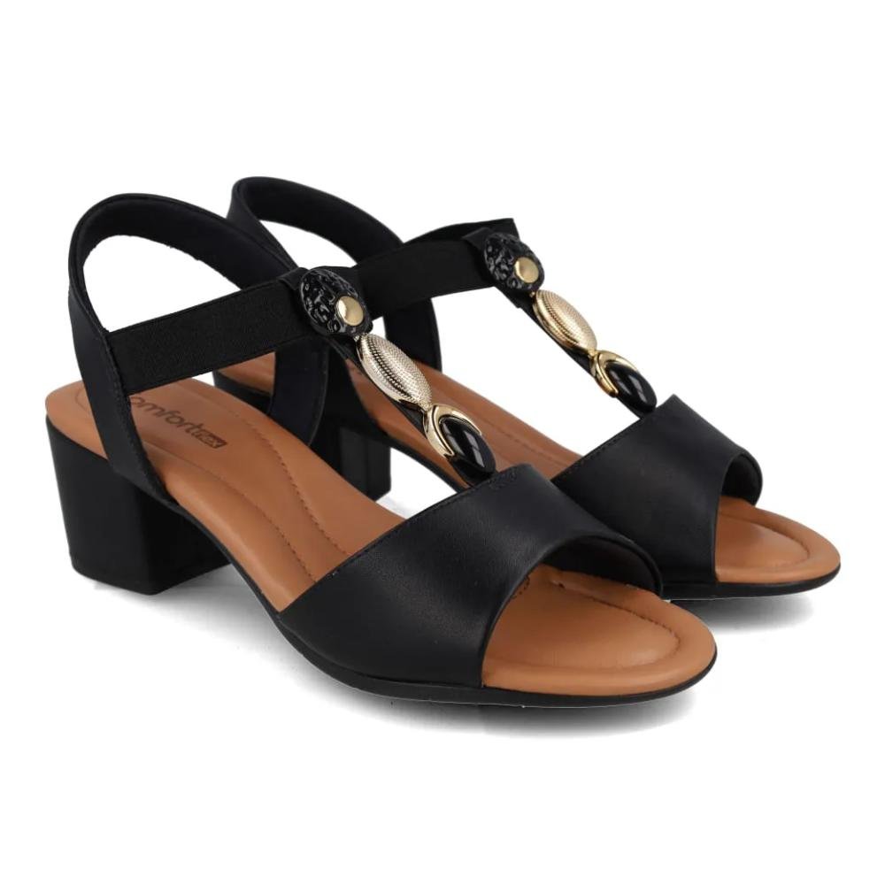 Sandália Comfortflex Bless Plus Feminina Preto 3