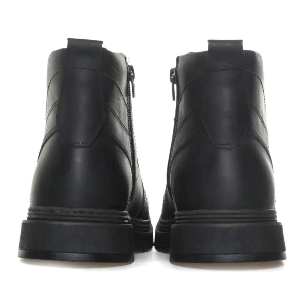 Bota Free Way Couro Masculina Preto 5