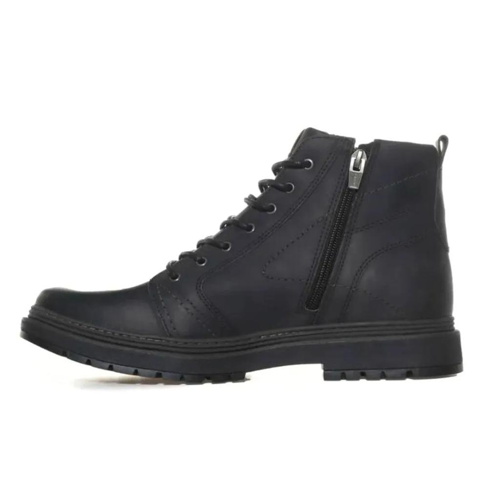 Bota Free Way Couro Masculina Preto 2