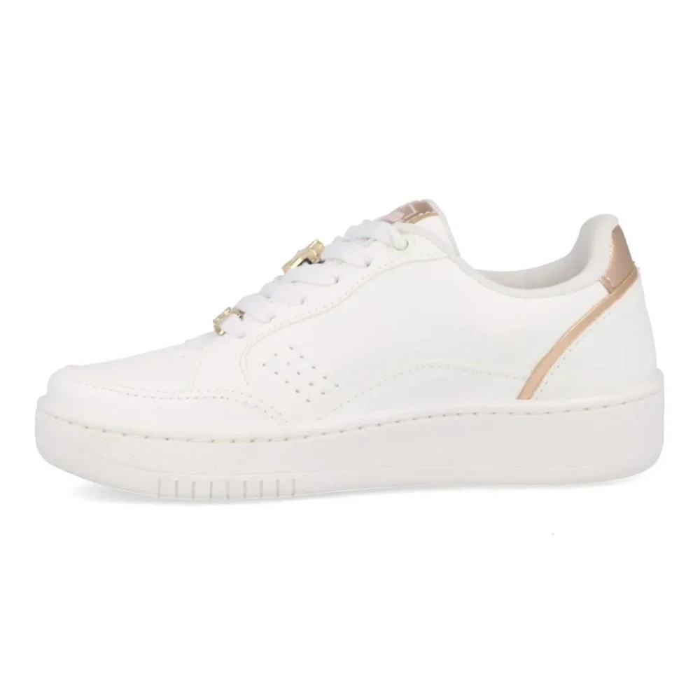 Tênis Done Head Flatform Feminino Branco 2