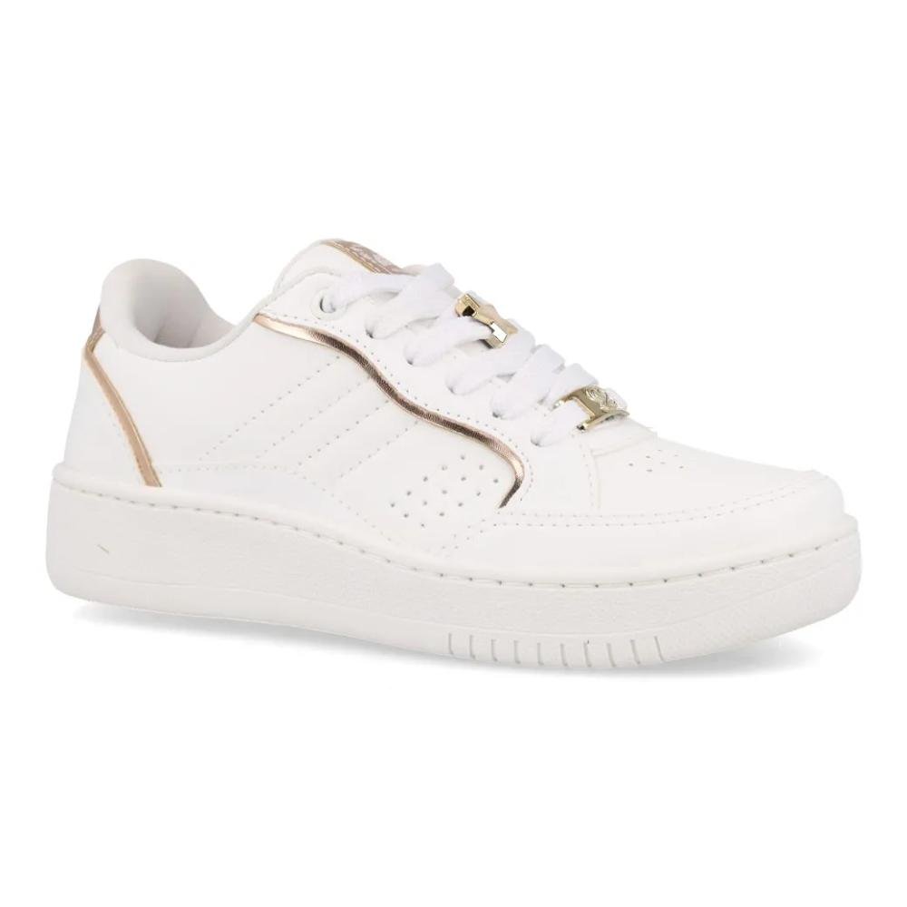Tênis Done Head Flatform Feminino Branco 3