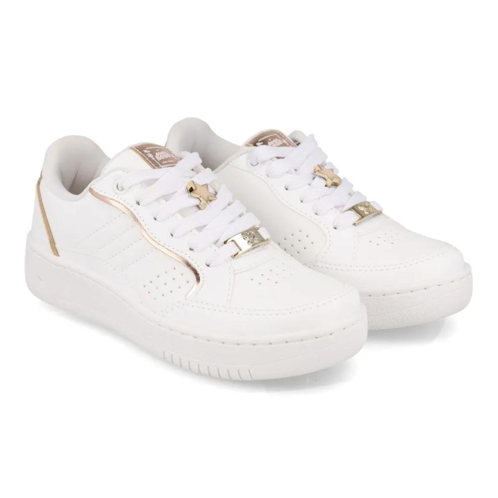 Tênis Done Head Flatform Feminino Branco 4