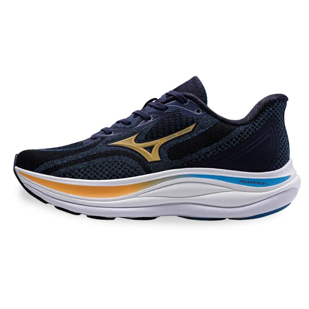 Tênis Mizuno Wave Skyway Masculino Performance Azul Marinho 2