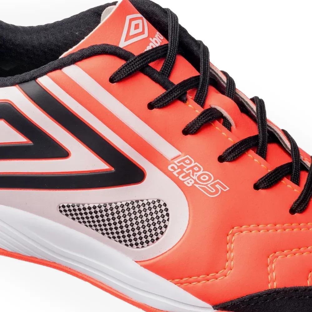 Chuteira Umbro Pro 5 Bump Futsal Masculina Laranja 4