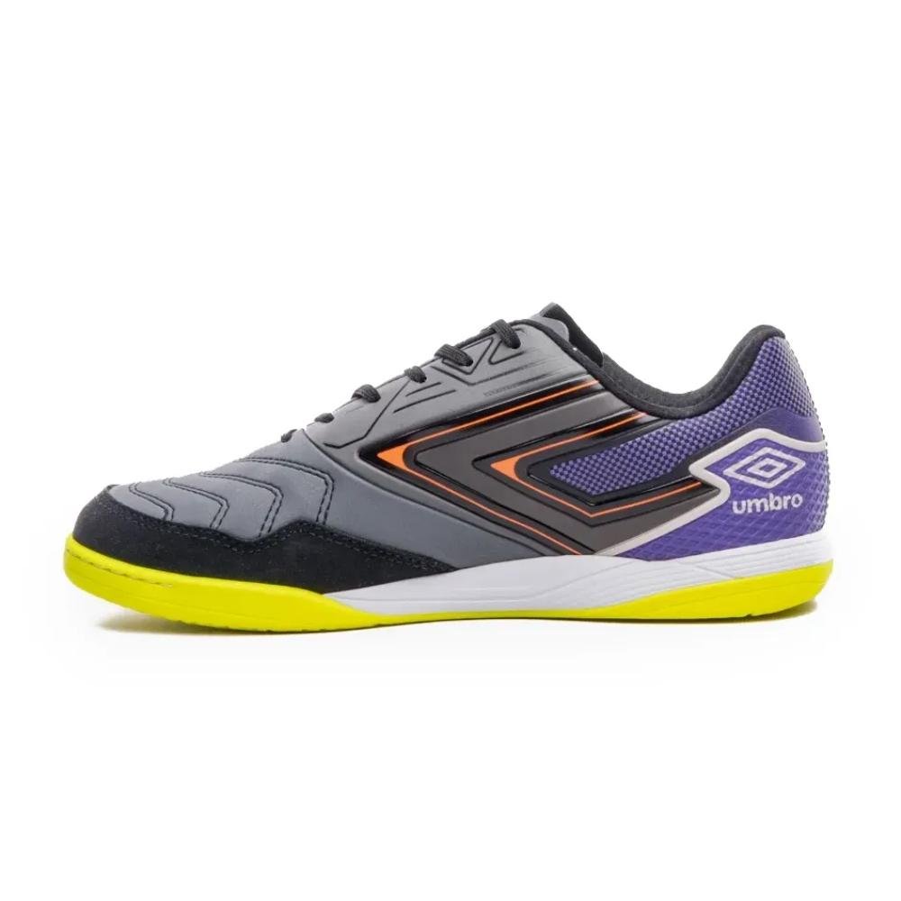 Chuteira Umbro Pro 5 Bump Club Futsal Masculina Cinza 2