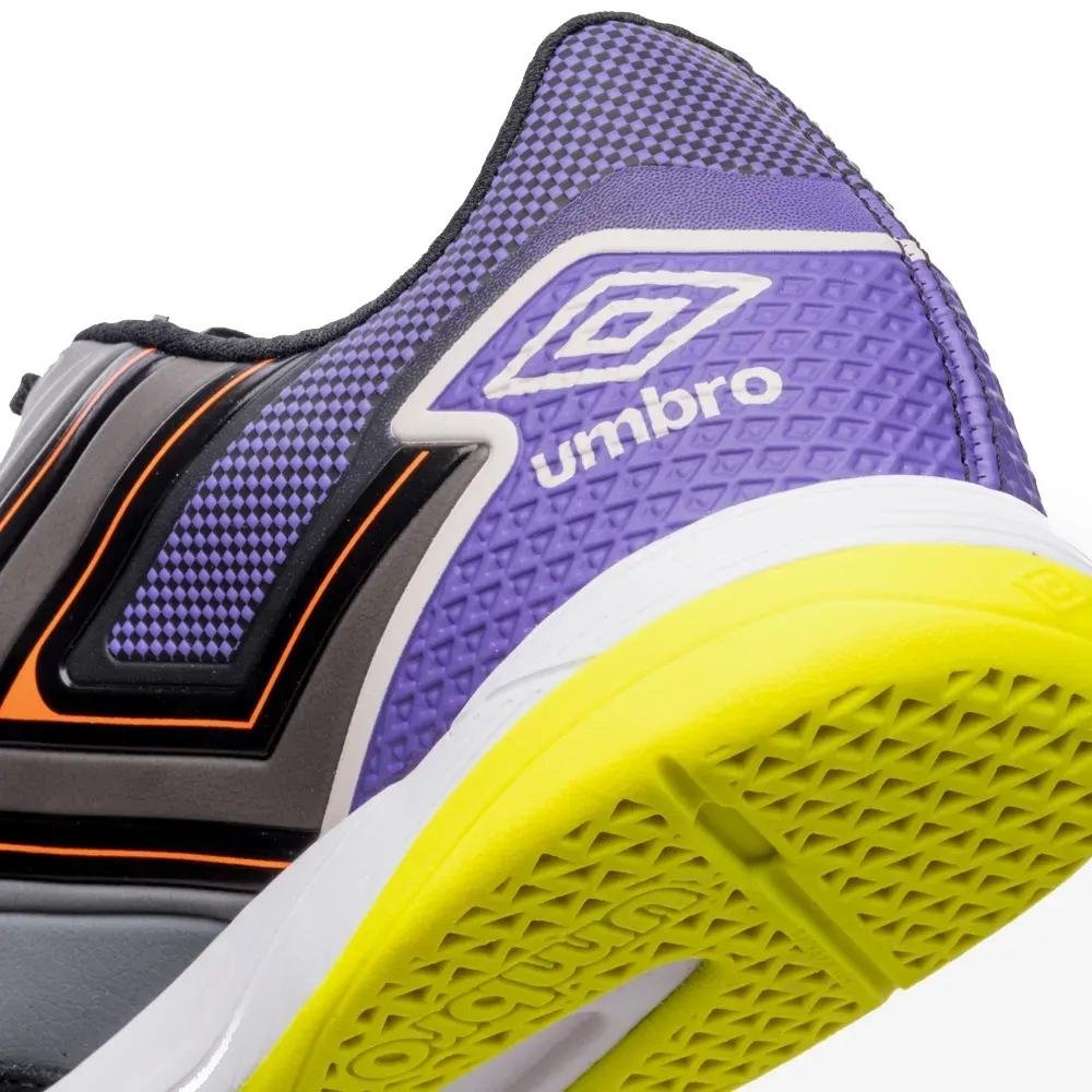 Chuteira Umbro Pro 5 Bump Club Futsal Masculina Cinza 6