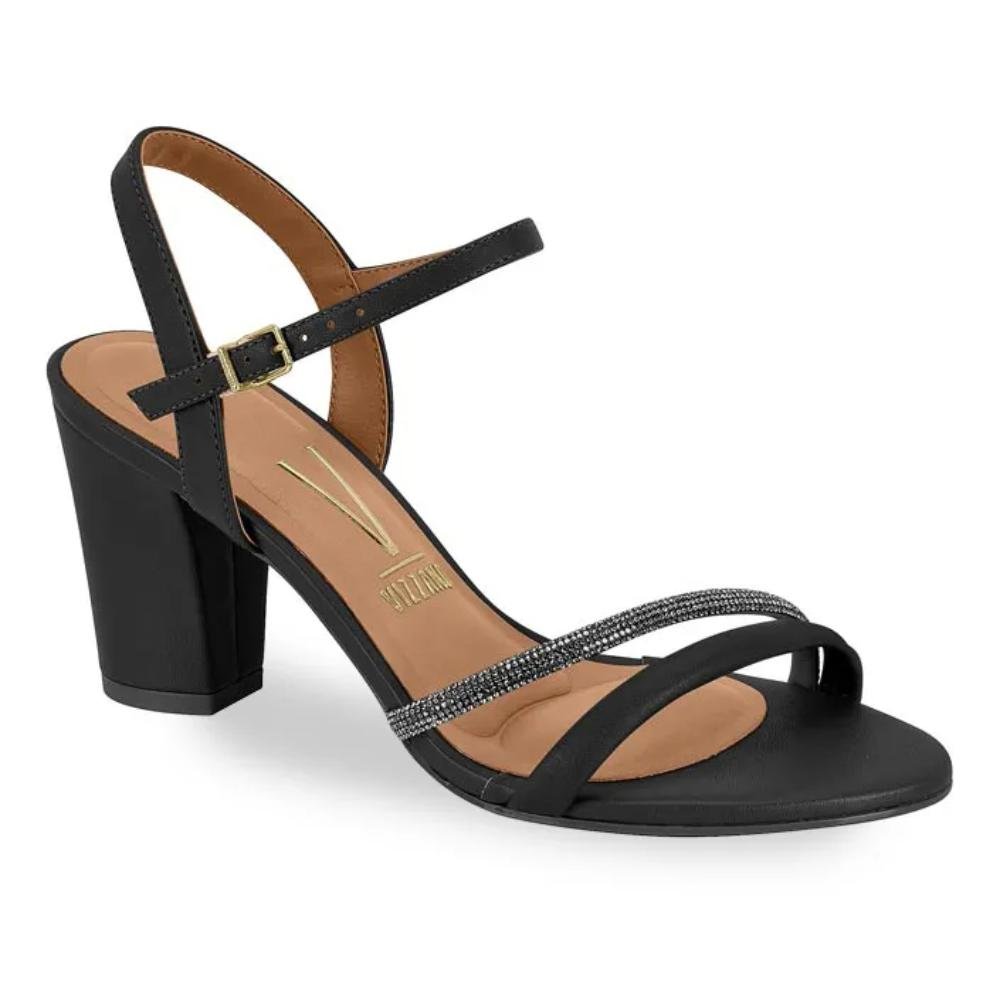 Sandália Vizzano Salto Bloco Feminina