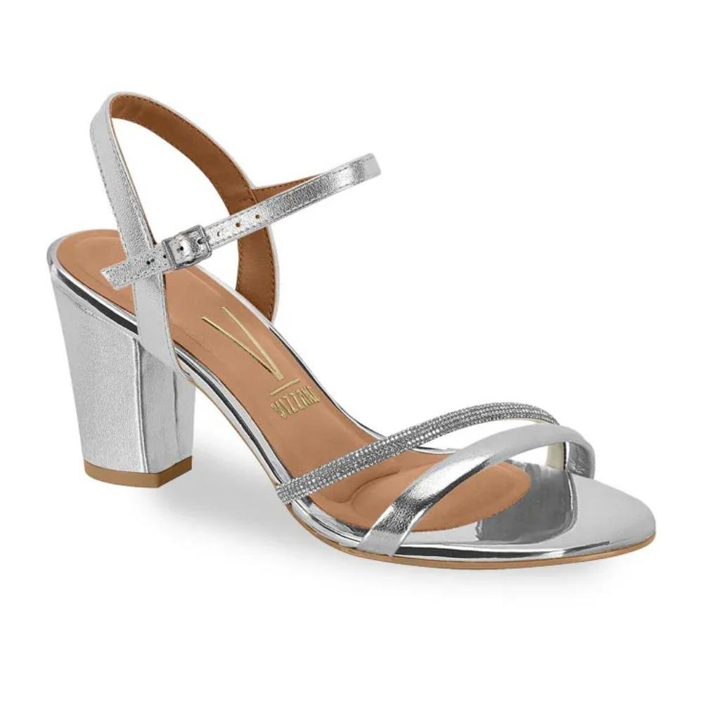 Sandália Vizzano Salto Bloco Feminina