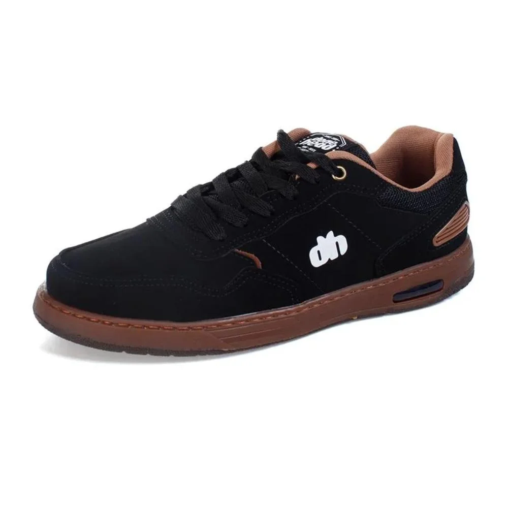 Tênis Skate Done Head Unissex Preto/Marrom 3