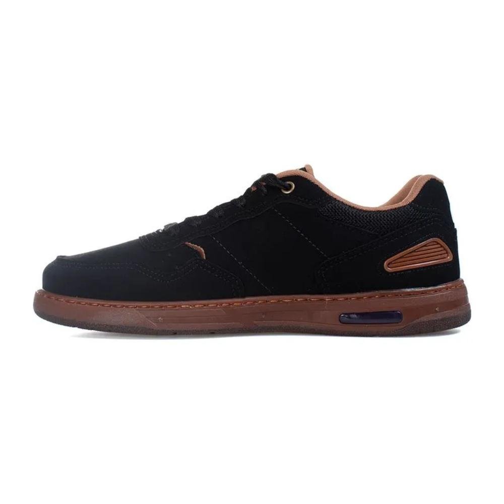 Tênis Skate Done Head Unissex Preto/Marrom 2