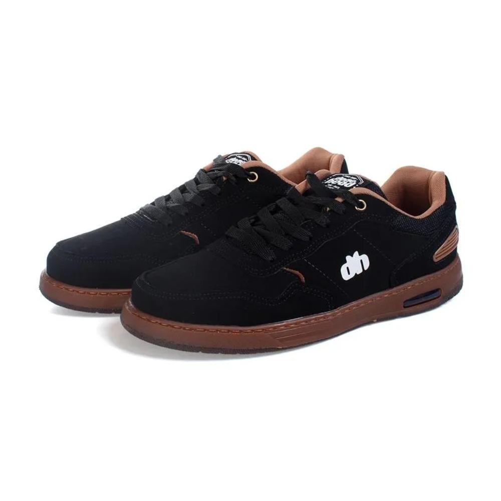 Tênis Skate Done Head Unissex Preto/Marrom 4