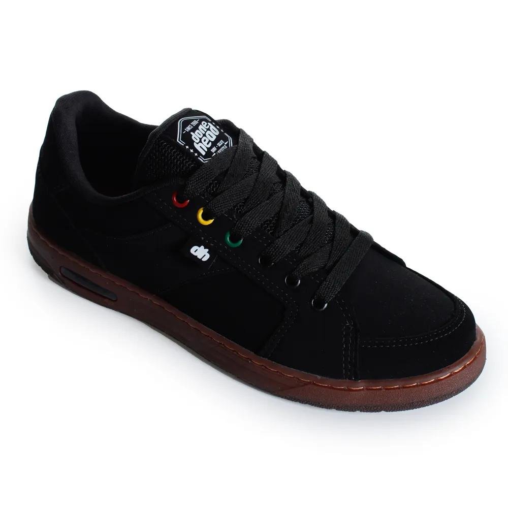 Tênis Skate Done Head Reggae Unissex Preto 3