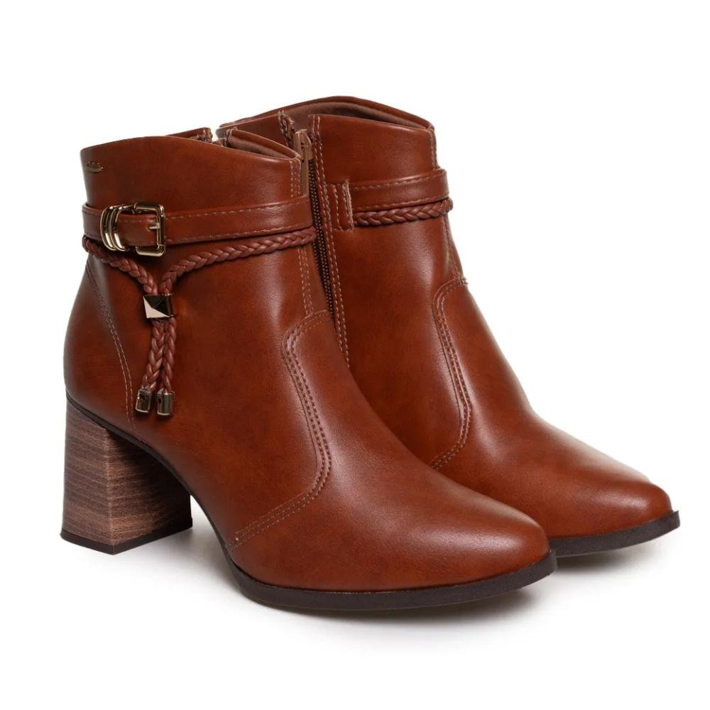 Bota Dakota Vertuo Salto Grosso Feminino Marrom 4