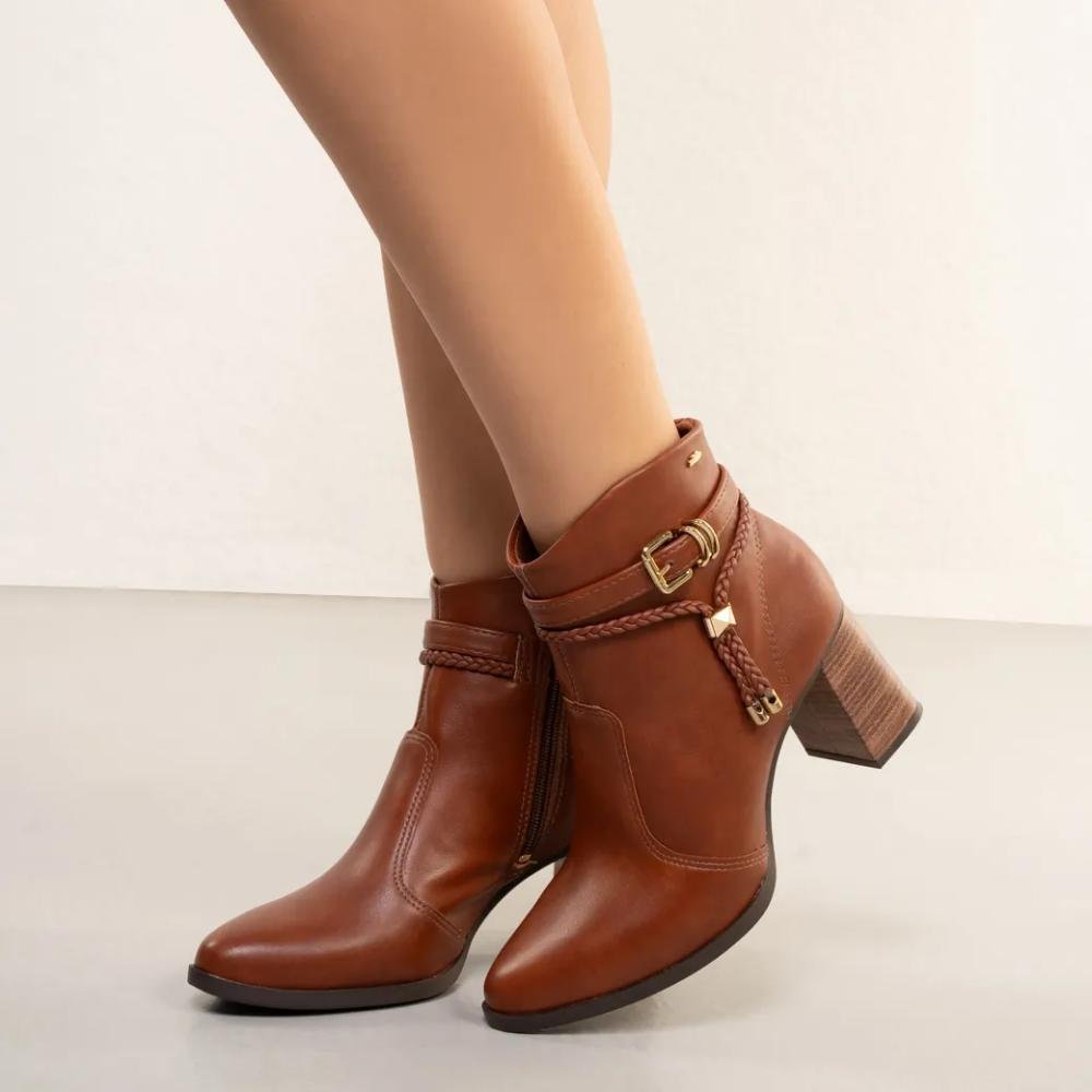 Bota Dakota Vertuo Salto Grosso Feminino Marrom 6