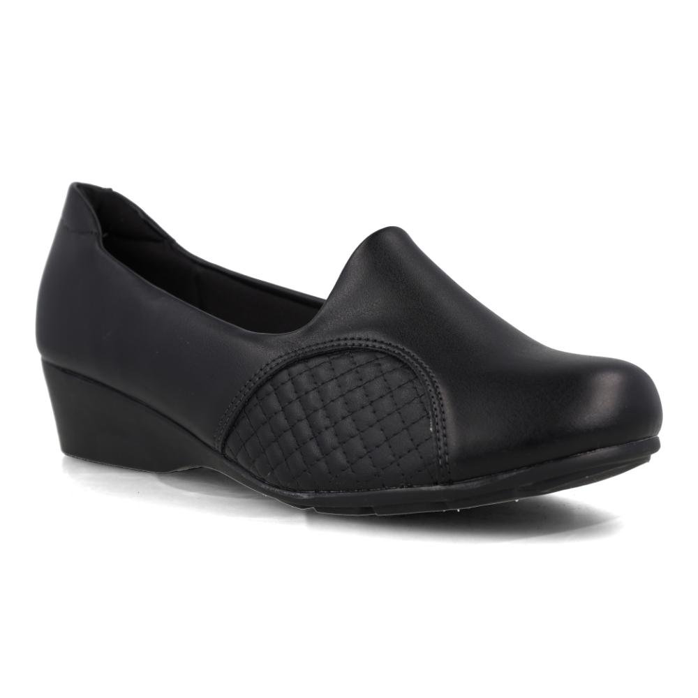 Sapato Anabela Modare Ultraconforto Feminino Preto 2