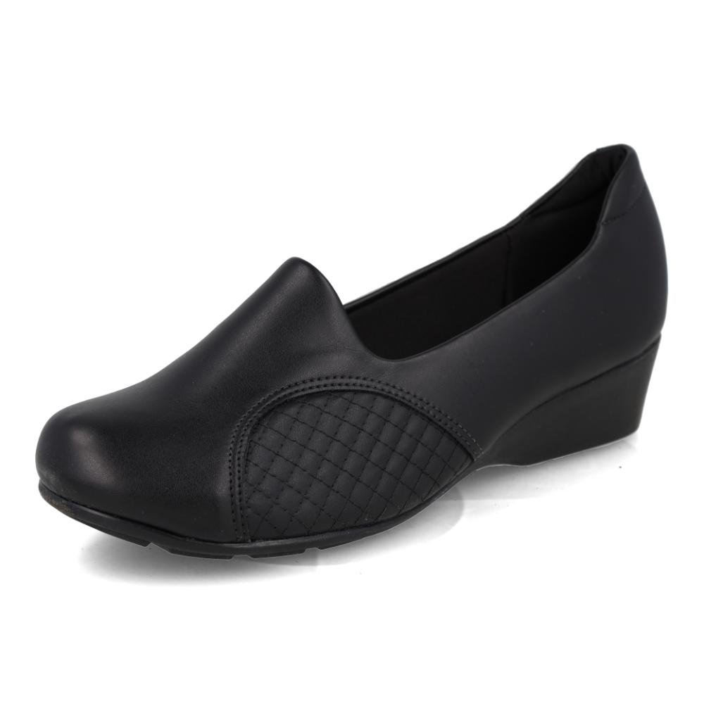 Sapato Anabela Modare Ultraconforto Feminino Preto 4