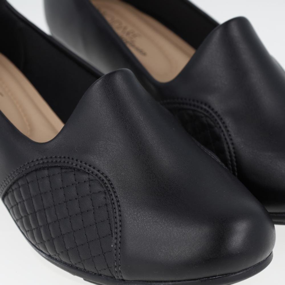 Sapato Anabela Modare Ultraconforto Feminino Preto 5