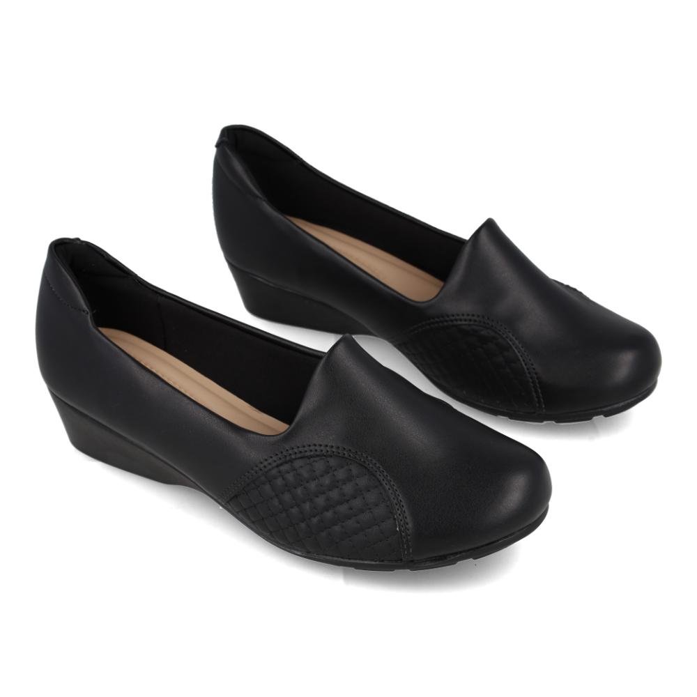 Sapato Anabela Modare Ultraconforto Feminino Preto 6