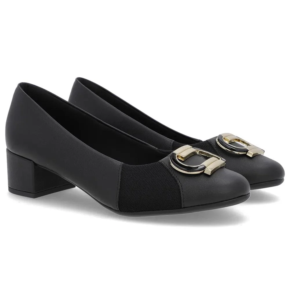 Sapato Scarpin Usaflex Side Feminino Preto 4