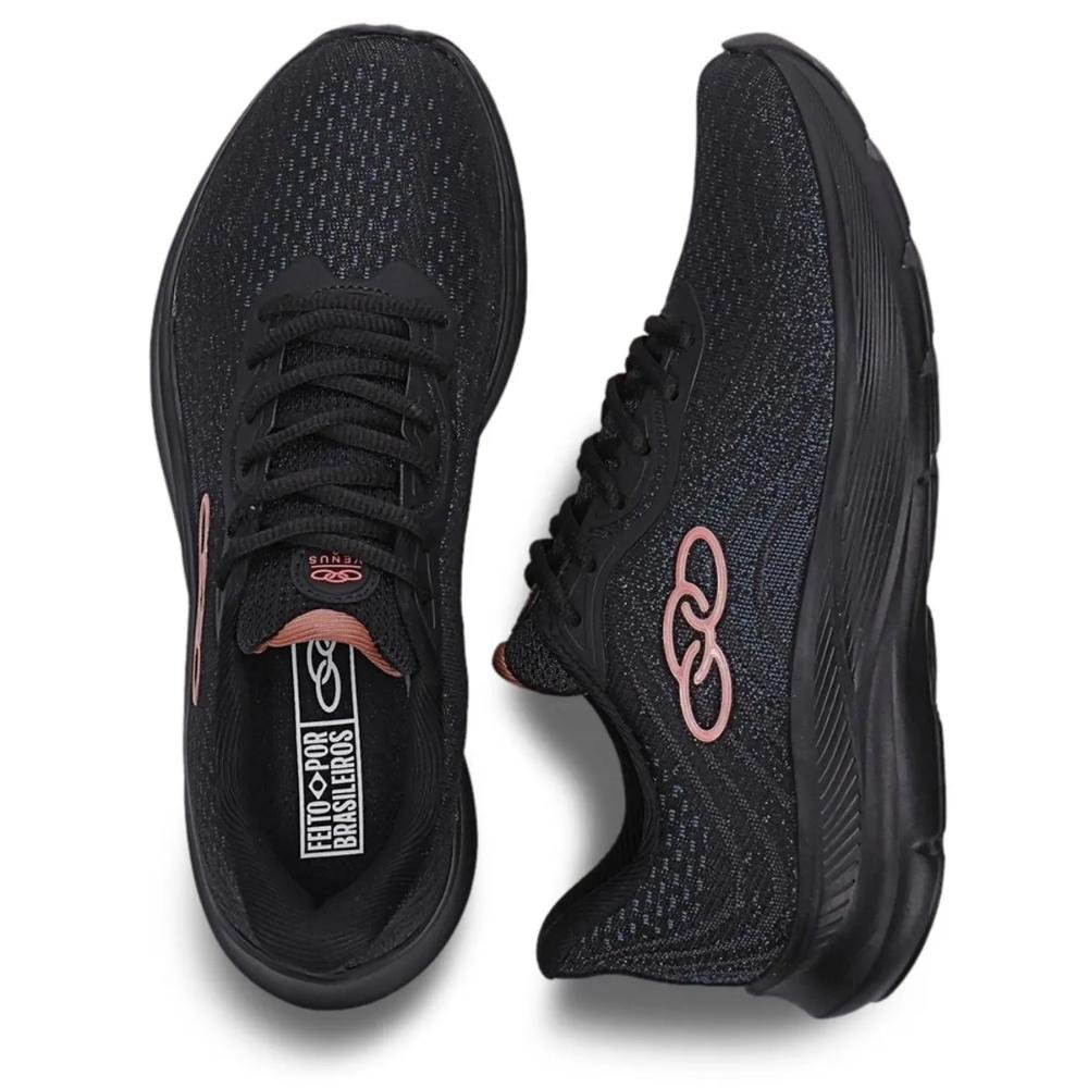 Tênis de Caminhada Olympikus Venus 3 Feminina Preto 3