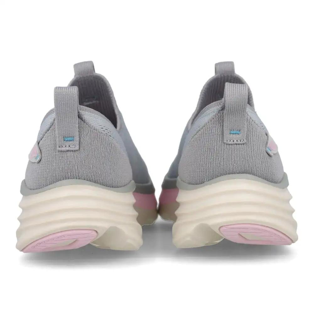 Tênis Skechers D'lux Vapor Pure Stride Feminino Caminhada Cinza 7