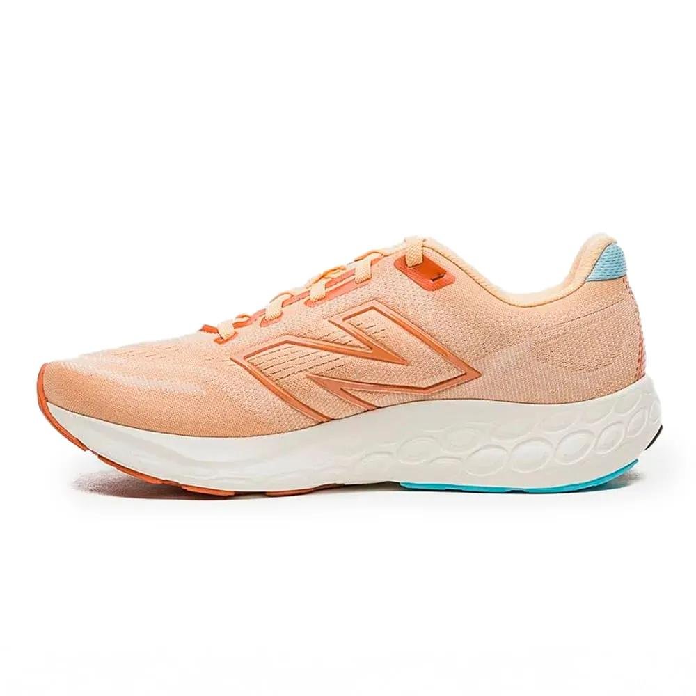 Tênis New Balance 680v8 Feminino Corrida Laranja 3