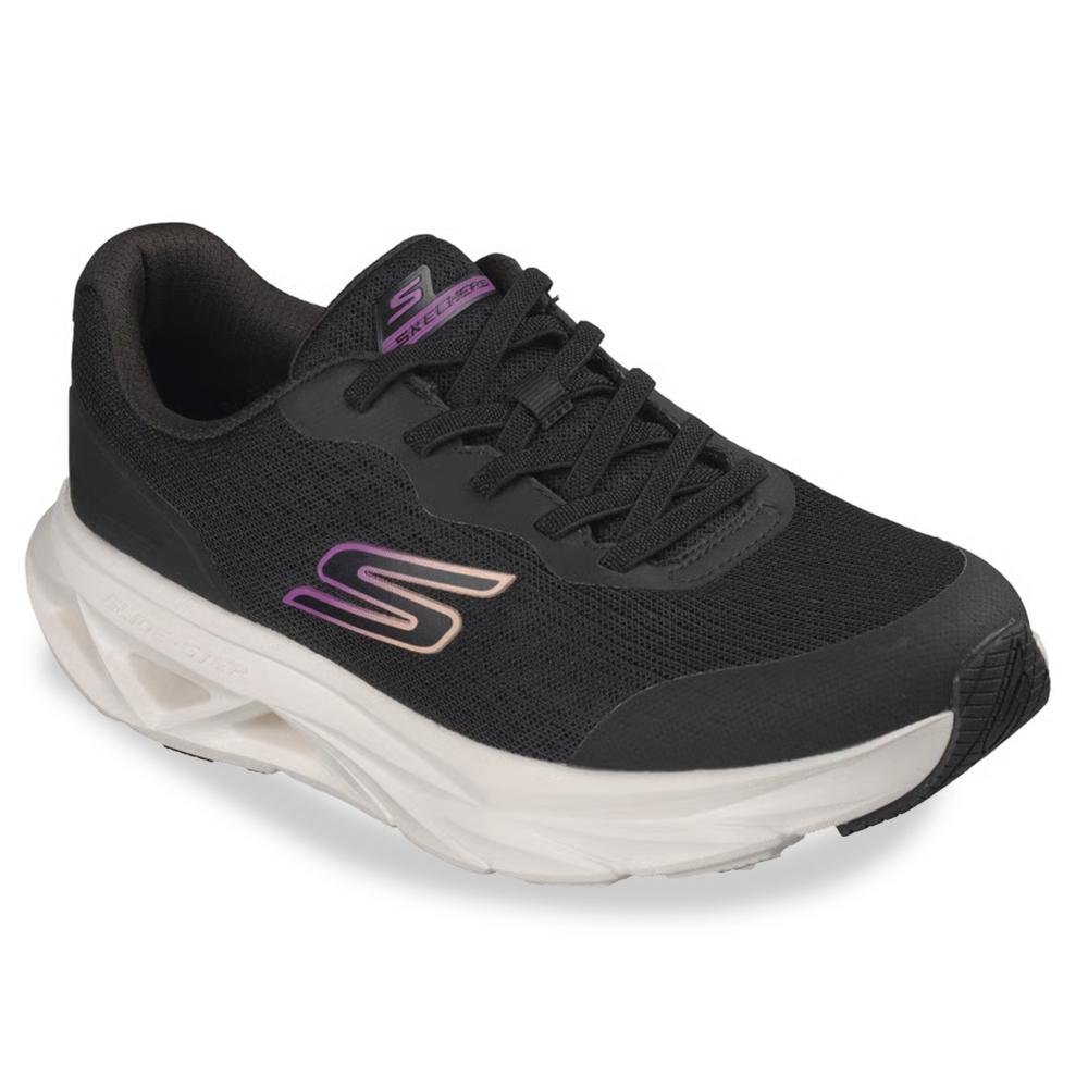 Tênis de Treino Skechers Glide Step Vortex Feminina Preto/Branco 2