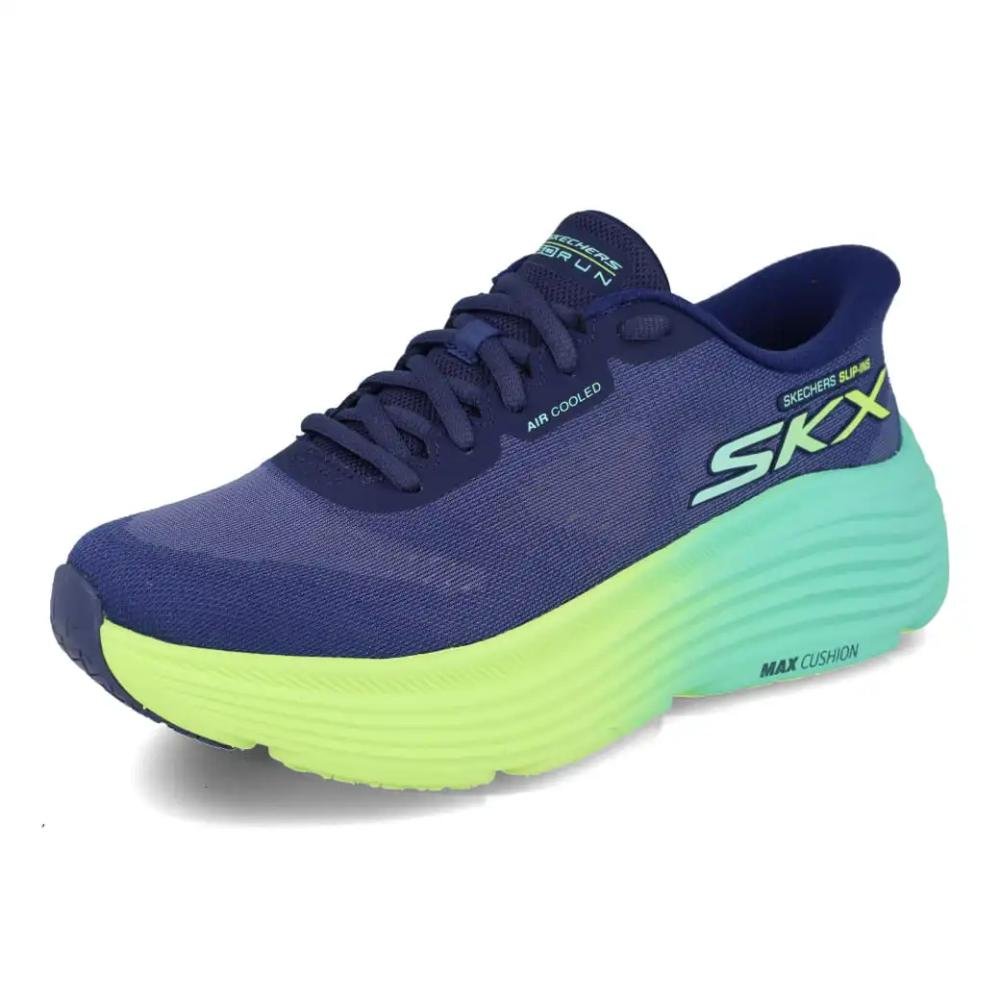 Tênis Skechers Max Cushioning Feminino Azul Marinho 5