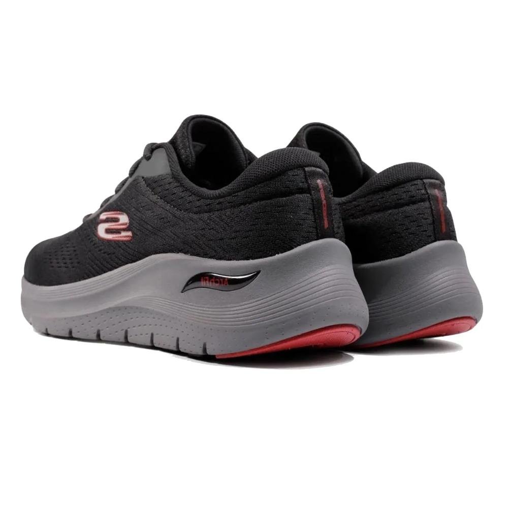 Tênis Skechers Arch Fit 2.0 Masculino Caminhada Preto 3