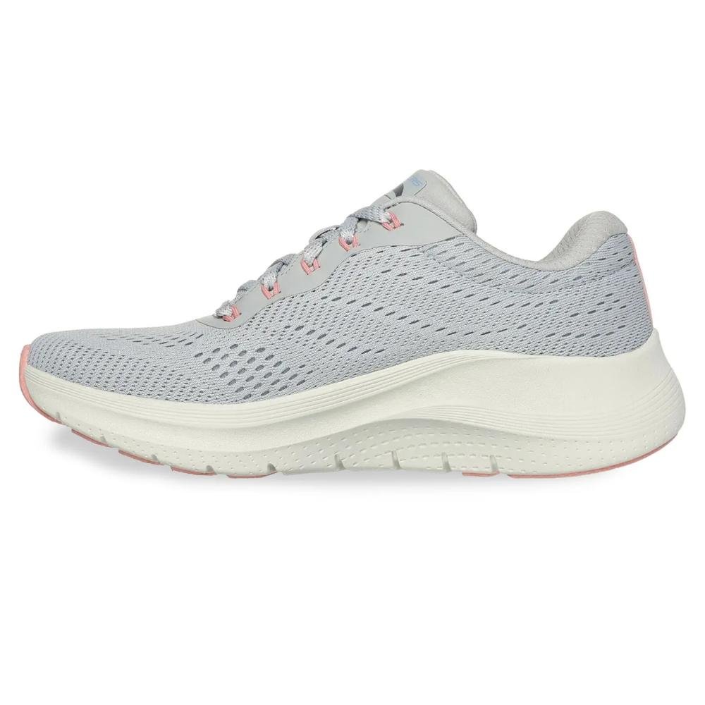 Tênis Skechers Arch Fit 2.0 Big League Feminino Caminhada Cinza 3