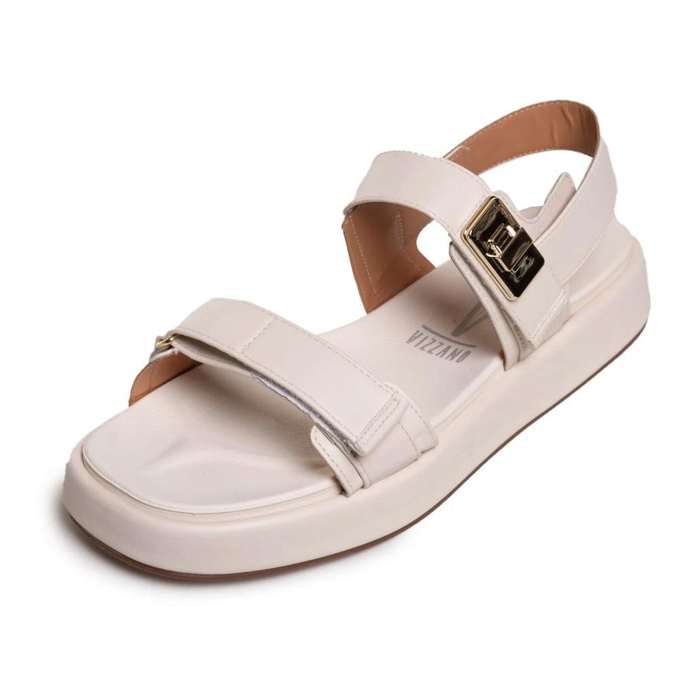 Sandália Vizzano Fivela Feminina Off White 4