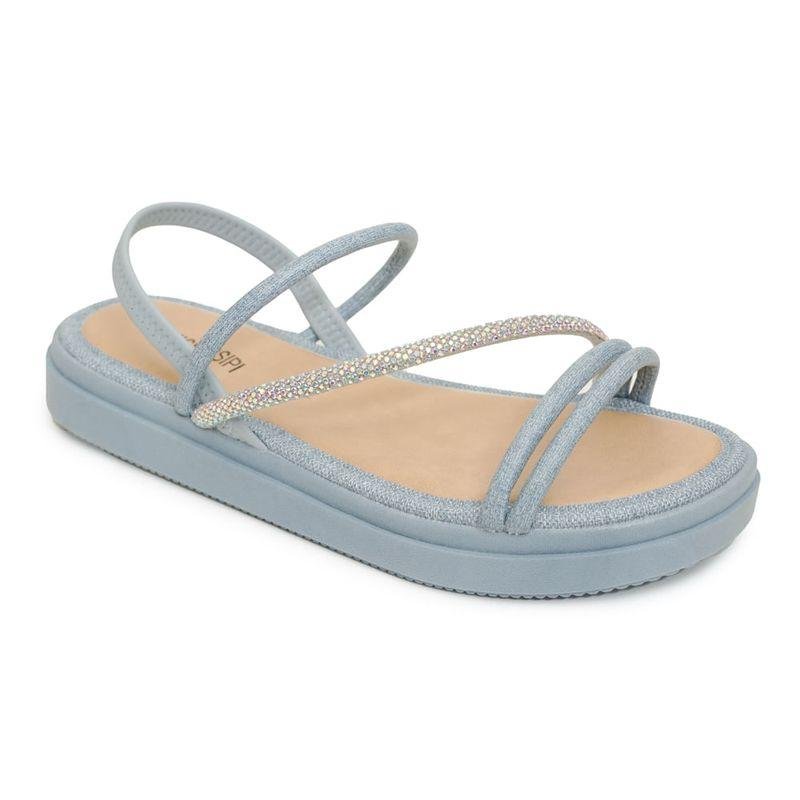 Sandália Flatform Tira Strass Mississipi Feminina