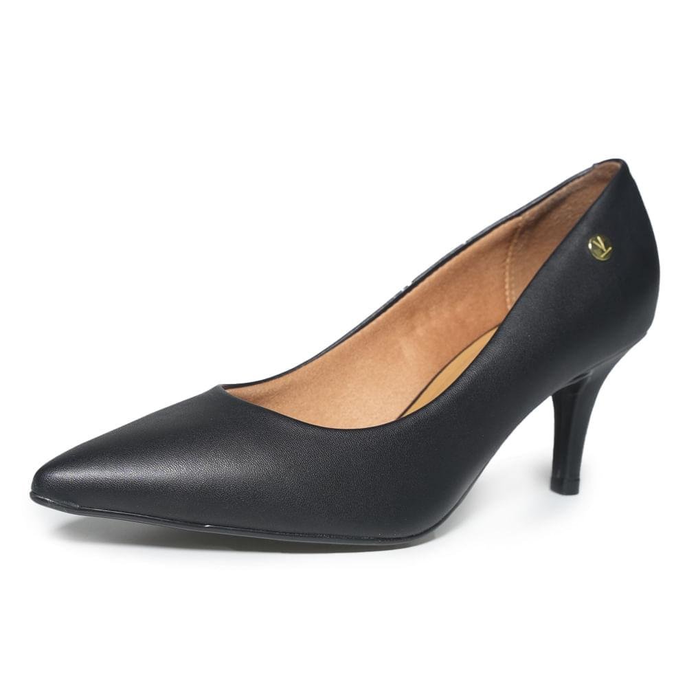 Sapato Vizzano Scarpin Bico Fino Feminino Preto 7