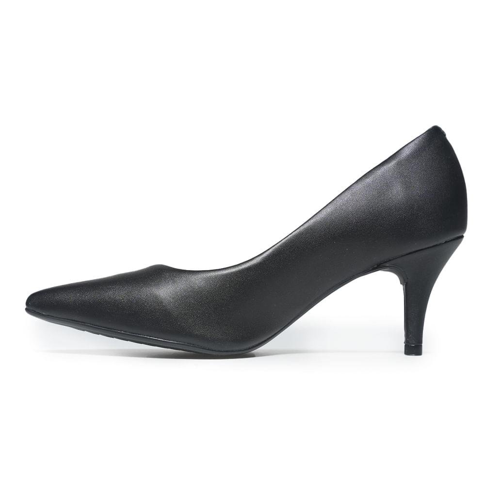 Sapato Vizzano Scarpin Bico Fino Feminino Preto 8